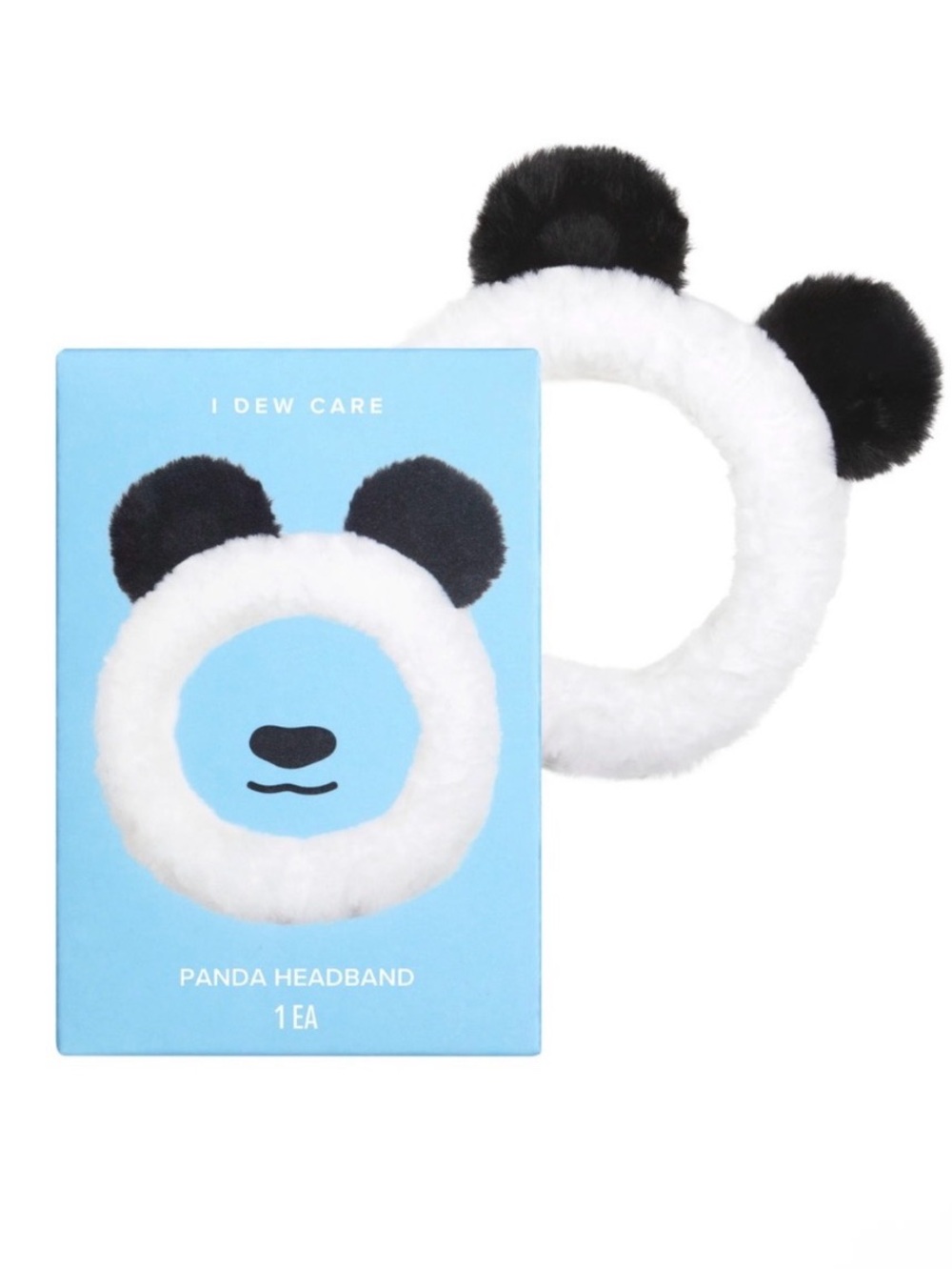 I Dew Care Panda Headband South Korean NEW in Packaging